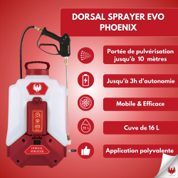Electric Backpack Sprayer Dorsal Sprayer EVO PHOENIX 16L