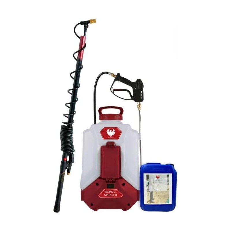 Pack DORSAL SPRAYER EVO PHOENIX 5,10 OU 20L NET'PRO avec la perche télescopique EVO de 5.4 m