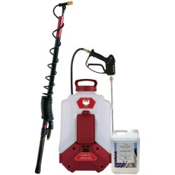 Set DORSAL SPRAYER EVO PHOENIX 5, 10 ODER 20L ULTRA D'MOUSS mit der 5.4 m EVO Teleskopstange