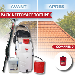 PRO SPRAYER EVO PHOENIX 1 BAT + 5,10 OU 20L ULTRA D'MOUSS + perche télescopique EVO 5.4 m