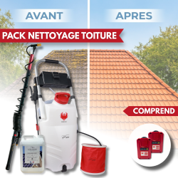 PRO SPRAYER EVO PHOENIX 2 BAT + 5,10 OU 20L ULTRA D'MOUSS + perche télescopique EVO 5.4 m