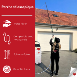 Perche Telescopique pour pulverisateur électrique Pro Sprayer