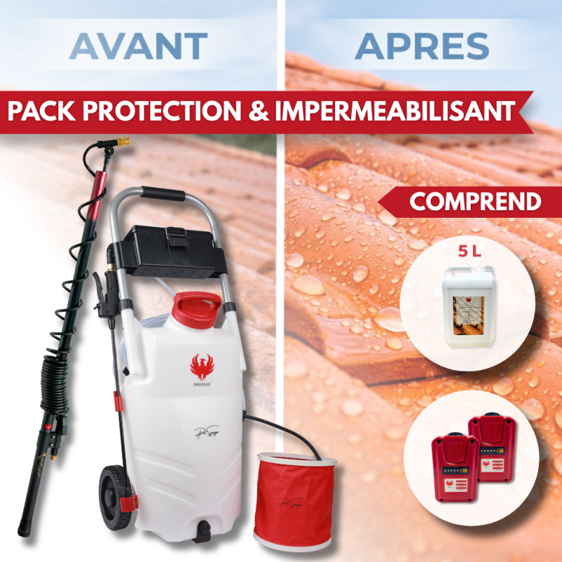 PRO SPRAYER EVO PHOENIX 2 BAT 5,10 OU 20L HYDRO'LEO + perche télescopique EVO 5.4 m