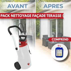 Pulvérisateur électrique ROLLER SPRAYER + Nettoyant Extérieures  5L