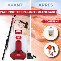 Pack DORSAL SPRAYER EVO PHOENIX 5,10 OU 20L HYDRO LEO avec la perche télescopique EVO de 5.4 m