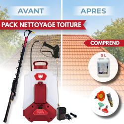 Pack DORSAL SPRAYER EVO PHOENIX 5,10 OU 20L ULTRA D'MOUSS avec la perche télescopique EVO de 5.4 m