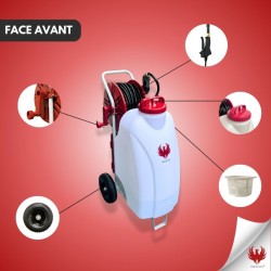Pulvérisateur électrique GLADIATOR SPRAYER PHOENIX + Perche Télescopique 5,4 mètres + Produit Nettoyant Extérieures 20 L