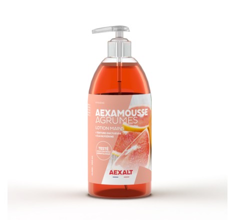 Savon liquide main AEXAMOUSSE AGRUMES 500 ML