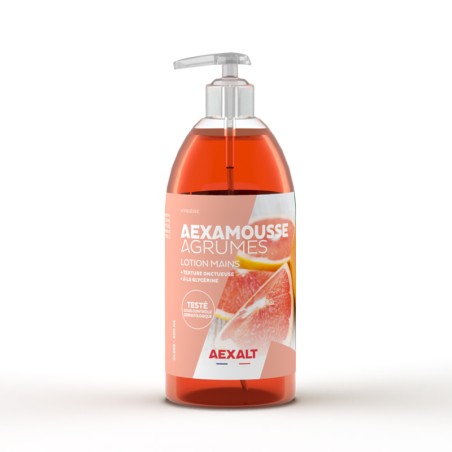 Savon liquide main AEXAMOUSSE AGRUMES 500 ML