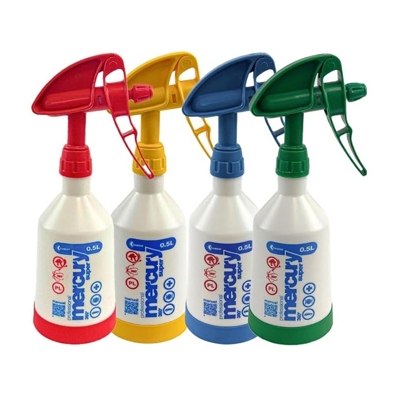 Set of 4 Hand Sprayers - Mercury Pro 500 ML