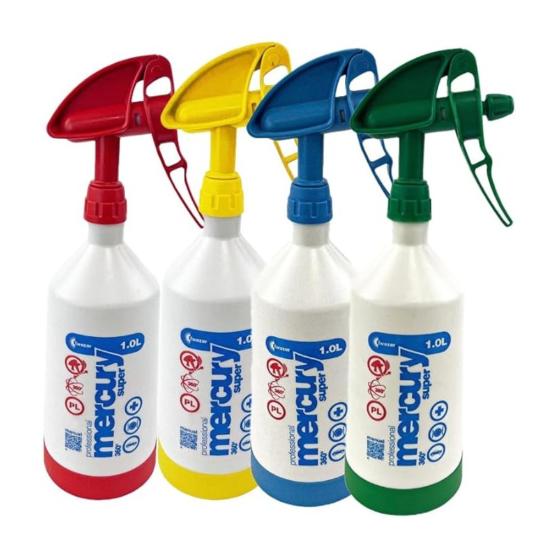 4er-Set Sprüher - Mercury Pro 1 L