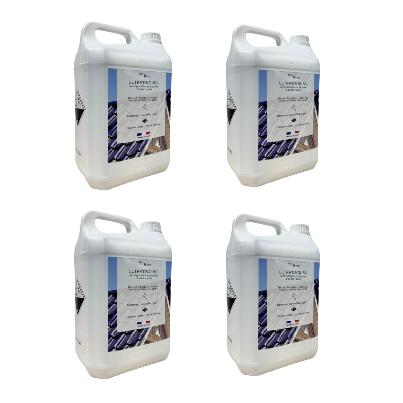 Moss remover for roofs, façades and terraces FASTI'DMOUSS