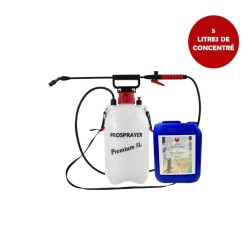 Pack pulvérisateur à pression 5 L avec nettoyant Net'Pro PHOENIX en situation sur terrasse