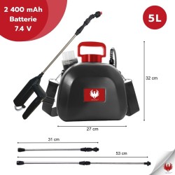 PHOENIX - Easy Sprayer 5L Elektrisches Garten-Sprühgerät