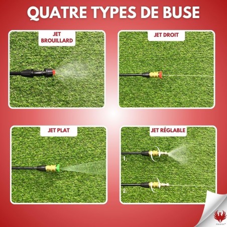 PHOENIX - Pulvérisateur Électrique Pack Accessoires Pro Sprayer III 35L - 2 Batteries