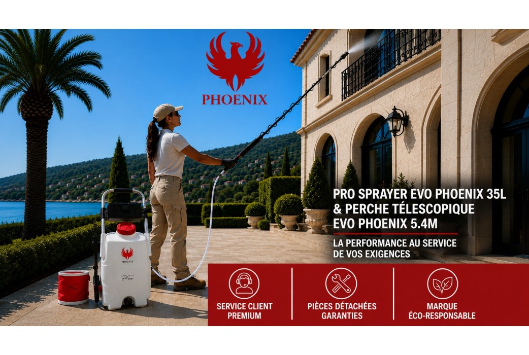 Pro Sprayer EVO Phoenix 35L : guide montage, réglages et entretien
